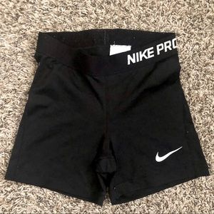 Nike pro spandex shorts